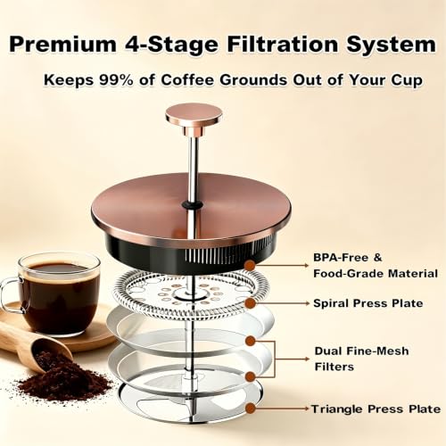 French Press 51oz (Copper / 51oz)