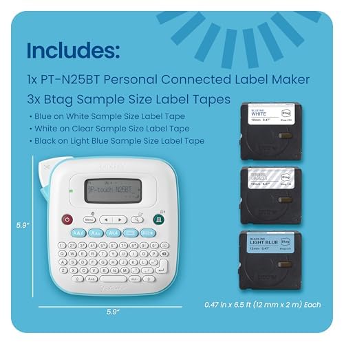 P Touch N25BTV3 Label Maker