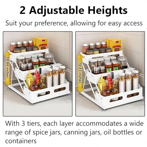 3 Tier Foldable Spice Rack