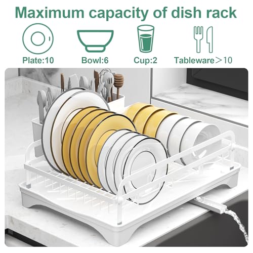Dish Drying Rack (1 Tier - White)