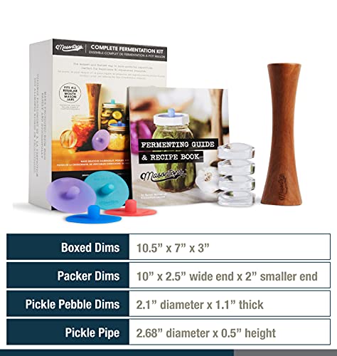 Complete Mason Jar Fermentation Kit (Regular Mouth)