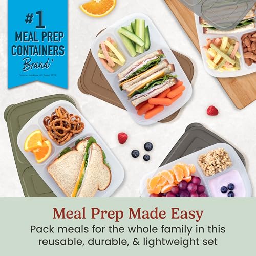 Easyboxes Stackable 3 (Earth Tones (4-Pack))