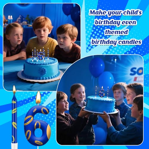 13PCS Birthday Cake Candles Set (13 Count)