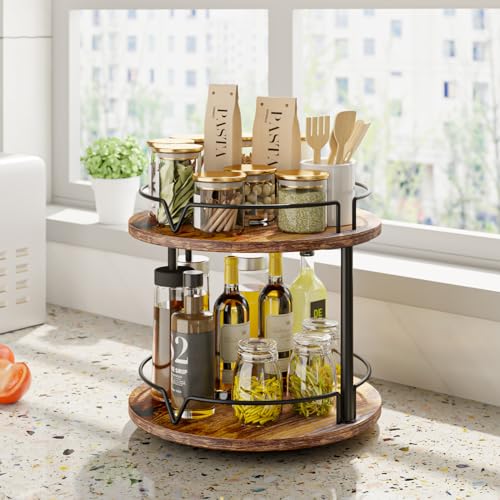 12" Wood Lazy Susan