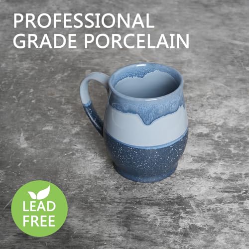 Extra Large Ceramic Coffee Mug (Blue)