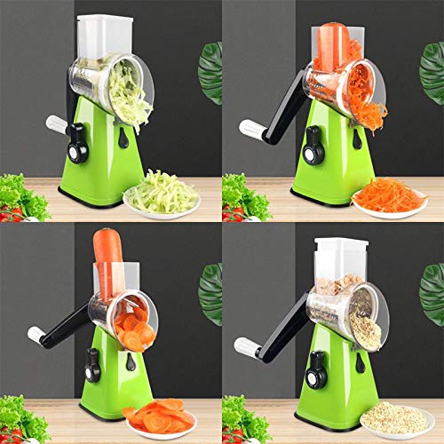 Manual Rotary Potato Grater Kitchen Mandoline Vegetable Slicer