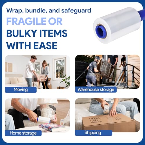 2 Pack of 5'' Stretch Wrap with Rotating Handle (2 Pack / 5" Spinning Handles)