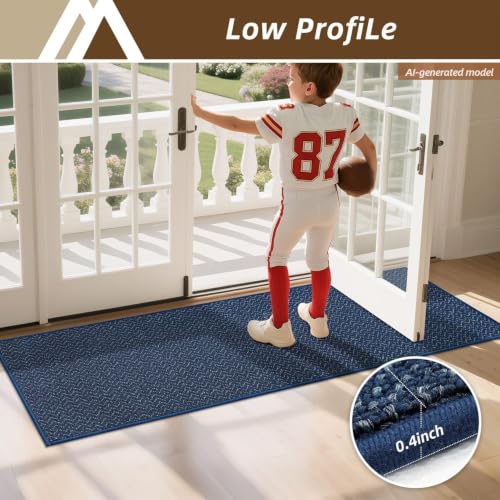 Hallway Runner Rugs Non (Blue / 2'x8')