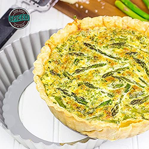 Fat Daddios Anodized Aluminum Fluted Tart Pan