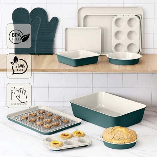 Nonstick Stackable Bakeware Set