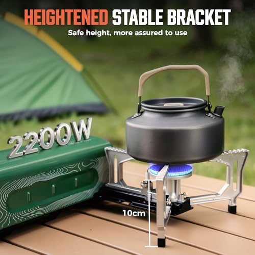 OUTDOORS Butane Camping Stove (Green)