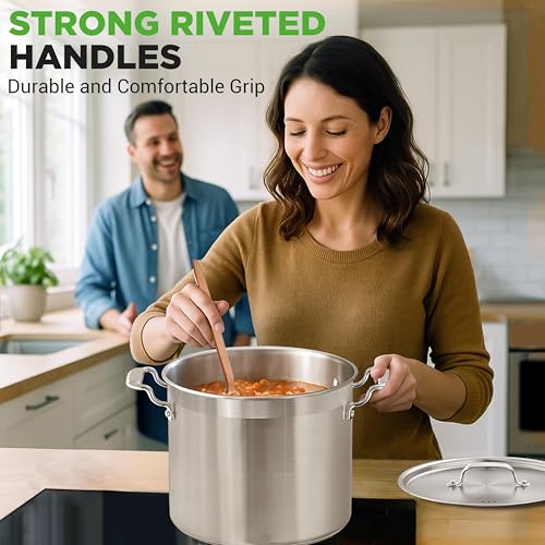 16 Quart Stainless Steel Stockpot