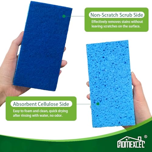 Extra Large Sponges Kitchen 6PK (Blue)
