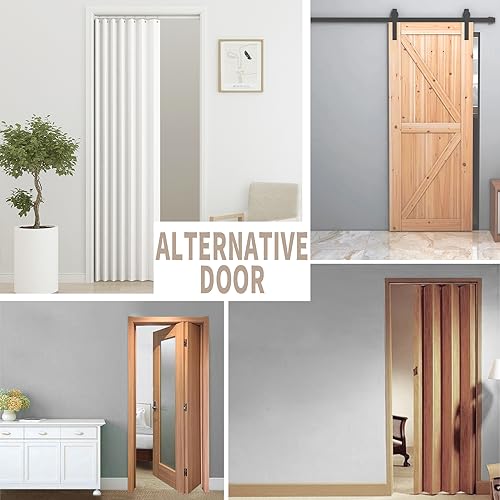 Door Curtains for Doorway (White / 39"W x 78"L (Pack of 1))