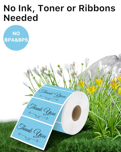 3" x 2" Thermal Labels (3"x2" / Blue)