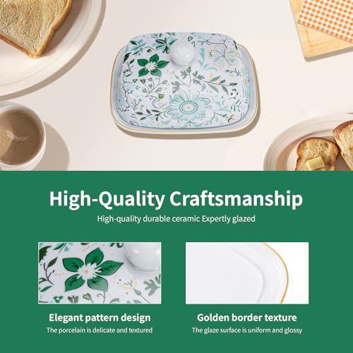 Butter Dish With Lid For Countertop