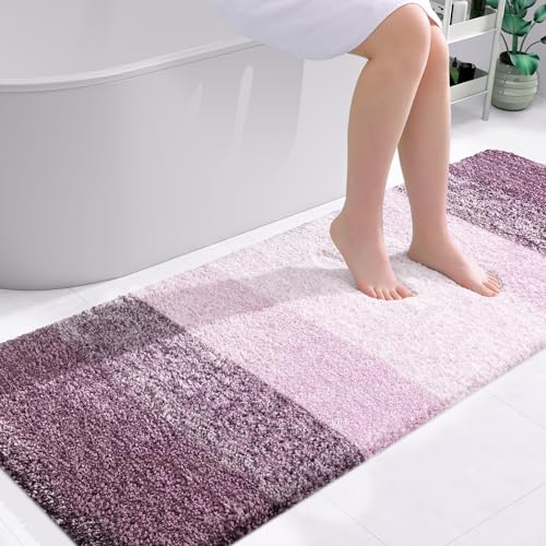Bathroom Runner Rug 59x24 (59" X 24" / Mauve)