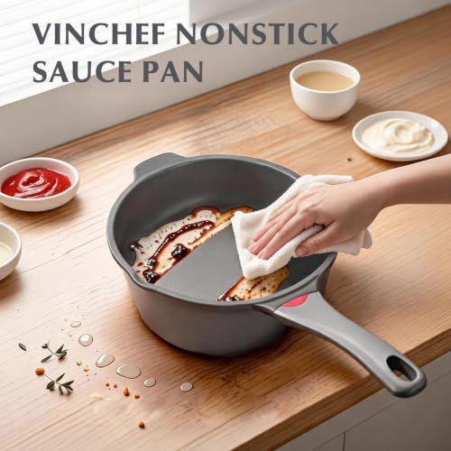 4 Quart Nonstick Stockpot (Gray / 4 Quarts)
