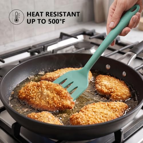 3 Pack Silicone Spatula Set (PureAquaGreen)
