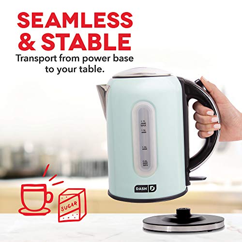DEK001AQ Electric Kettle + Water Heater with Rapid Boil (Aqua)