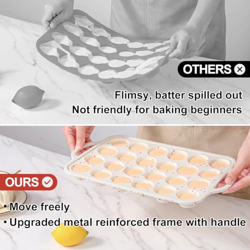 Mini Muffin Pan (Creamy Heart / 24-Cup Mini)