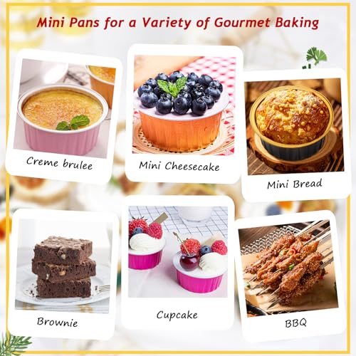 5oz Cupcake Tins with Dome Lids 100 Pack (100 Count)