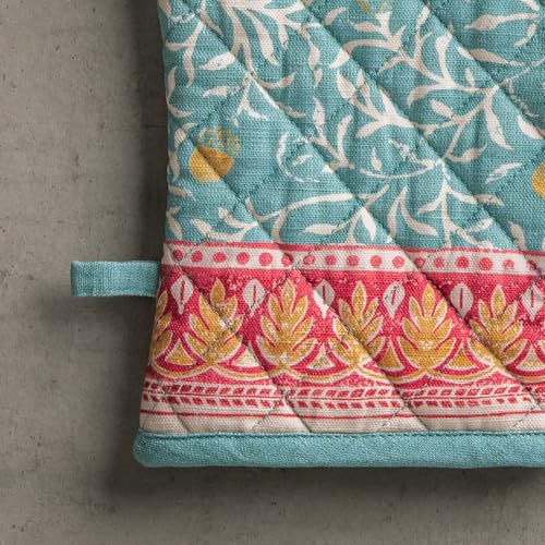 Maison d'Hermine Oven Gloves 100% Cotton Oven Mitt (122 - Carpo / 7.5" x 13" (Oven Mitt))
