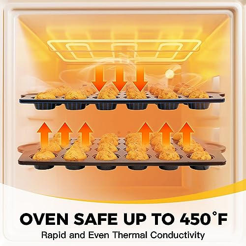 Mini 24 Ceramic Muffin Pan Set