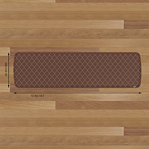 Elite Premier Anti (72"L x 20"W x 0.8"Th / Trellis Walnut)