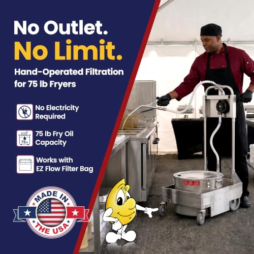 Deep Fryer Oil Filter Machine (75 Lb. Oil Filter Machine)