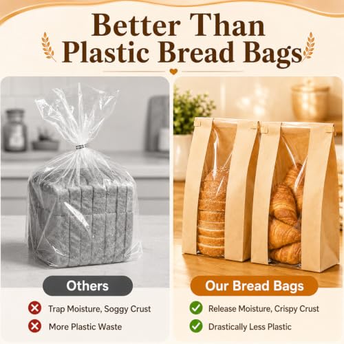 50 Bread Bags for Homemade Bread