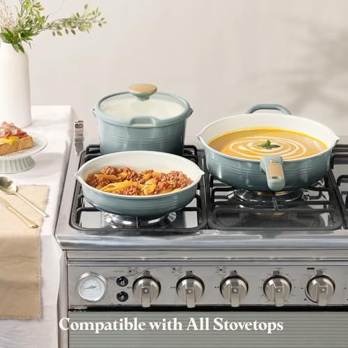 20pcs Titanium Cookware Set (Gradient Green)