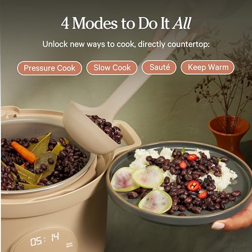 Dream Cooker 6 Qt Ceramic Nonstick Pressure Cooker & Multicooker (Steam)