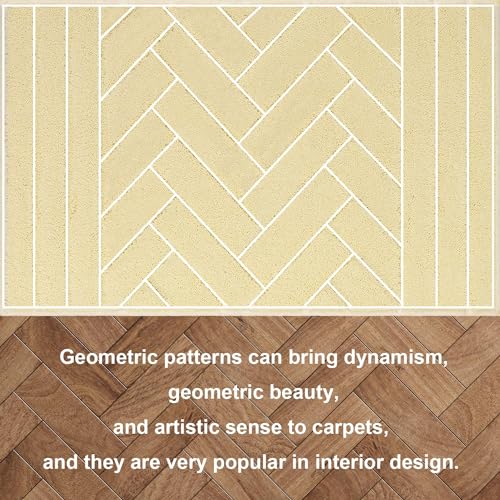 Indoor Doormat (Cream Yellow / 48" x 20" (Rectangular))