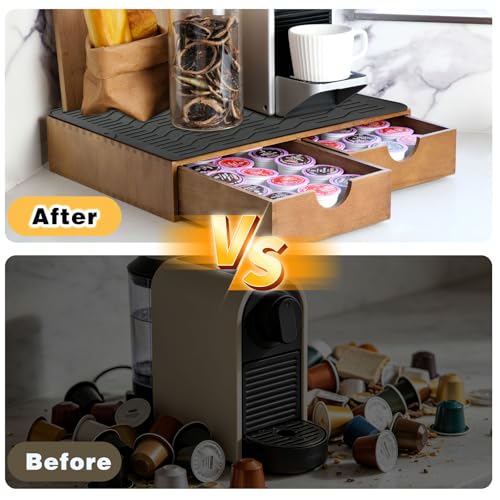 Wooden Coffee Pod Holder Drawer