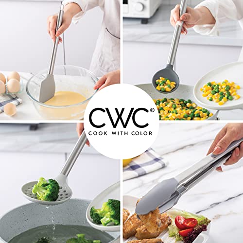 Silicone Cooking Utensils (Grey Ombre / 10 Pieces)