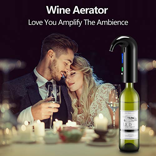 Wine Aerator Electric Wine Decanter Best Sellers One Touch Red (Pro / Space Black)