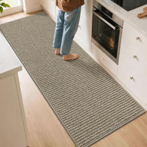 Kitchen Runner Rugs 31"x96" (Light Beige / 31" X 96" (Rectangular))