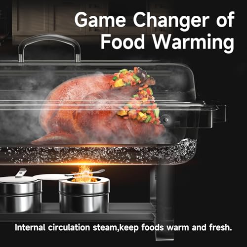 Chafing Dishes for Buffet 4 Pack (2 / Silver)