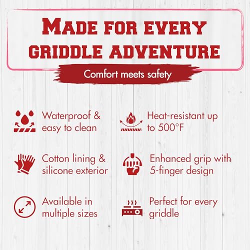 XL Silicone Griddle Gloves (Ranger Green / X-Large)