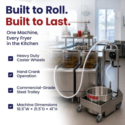 Deep Fryer Oil Filter Machine (55 Lb. Oil Filter Machine)