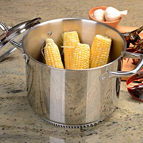 FreshAir™ Rapid Boil Stainless Steel 8 qt. Stock Pot