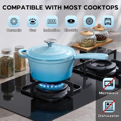 1 Quart Saucepan (Lake Blue / 1 Quarts)