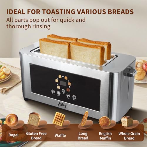 4 Slice Toaster with Touchscreen (Sliver)