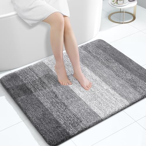 Large Bathroom Rugs 40x32 (40" X 32" / Grey)