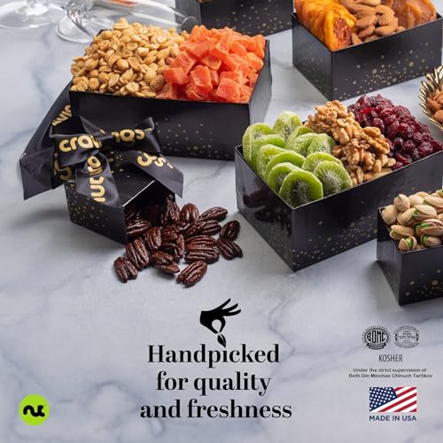 Dried Fruits & Nuts Tower Gift Basket (Thinking of You - 6 Tier Tower)