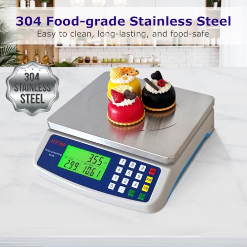 Large Digital Kitchen Scale 40kg (Gray 40kg)