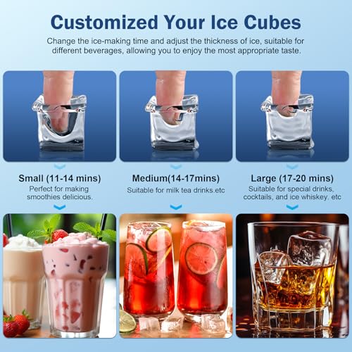 Under Counter Ice Maker (95Lbs/24H)