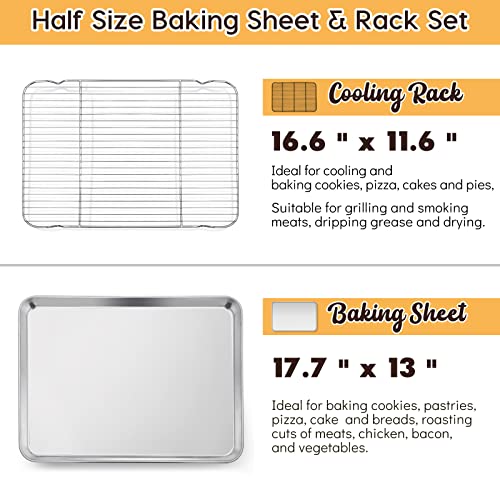 Cookie Sheet with Rack Set (17.7"x13")