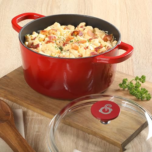 Crock Pot Artisan 3 (Red w/ Glass Lid / 3-Quart)